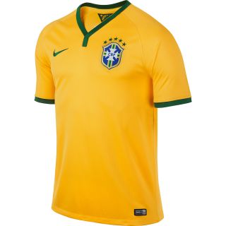 NIKE Mens 2013/14 Brasil Stadium Replica Soccer Jersey   Size Large,