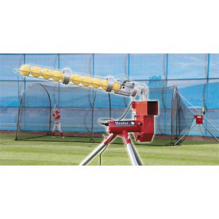 Trend Sports Heater Baseball Pitching Machine Xtender 24 Cage (HTRBB699)