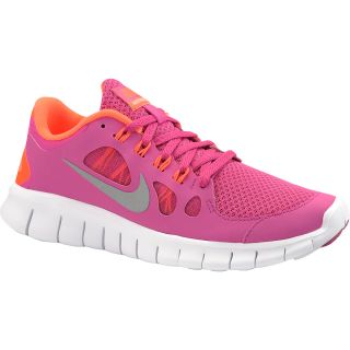NIKE Girls Free 5.0 Running Shoes   Grade School   Size 6, Pink/silver