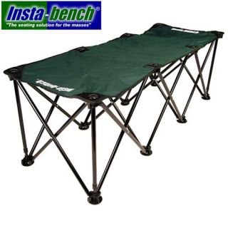 Insta Bench 3 Seater Portable Bench, Forest Green (3SEATER GRN)