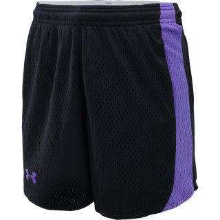 UNDER ARMOUR Womens Trophy Shorts   Size Large, Black/pride