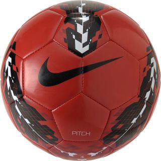 NIKE Pitch Soccer Ball   Size 3, Red/black