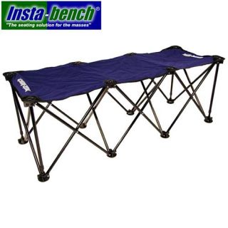 Insta Bench 3 Seater Portable Bench, Navy Blue (3SEATER NVY)