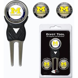 Team Golf University of Michigan Wolverines 3 Marker Signature Divot Tool Pack