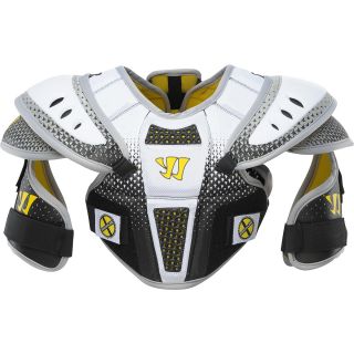 WARRIOR Mens Adrenaline X1 Hitman Lacrosse Shoulder Pads   Size Medium, White