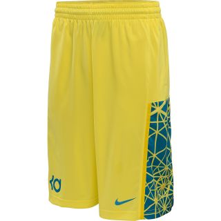 NIKE Mens KD 6 Scorer Basketball Shorts   Size Large, Sonic Yellow/yellow