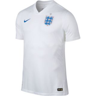 NIKE Mens 2014 England Home Match Soccer Jersey   Size Medium, White
