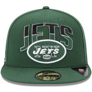 NEW ERA Mens New York Jets Draft 59FIFTY Fitted Cap   Size 7.5, Green