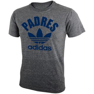 adidas Youth San Diego Padres Trefoil Short Sleeve T Shirt   Size Xl, Navy