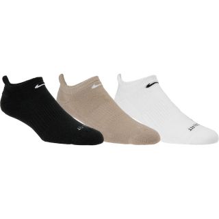 NIKE Performance No Show Golf Socks   3 Pack   Size Large, Black/white