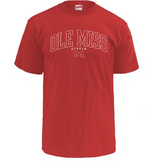 MJ Soffe Mens Ole Miss Rebels T Shirt   Size Small, Mississippi Rebels Red
