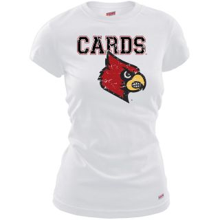 MJ Soffe Womens Louisville Cardinals T Shirt   White   Size XL/Extra Large,
