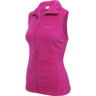 COLUMBIA Womens Benton Springs Fleece Vest   Size Xl, Deep Blush