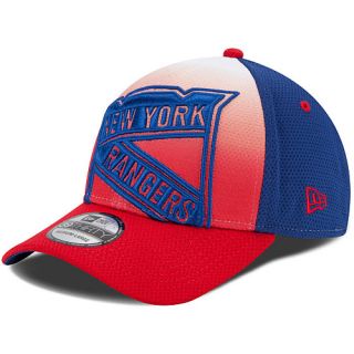 NEW ERA Mens New York Rangers 39THIRTY NE Gradation Performance Mesh Cap  