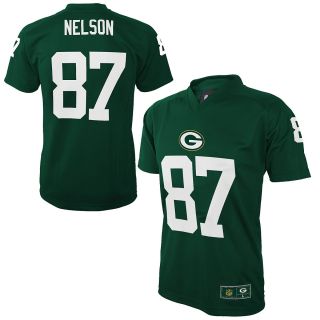 NFL Team Apparel Youth Green Bay Packers Jordy Nelson Fashion Performance T 