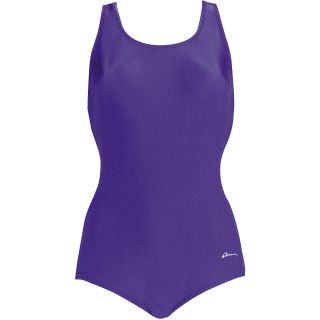Dolfin Conservative Lap suit Womens   Size 12, Purple (60558 290 12)