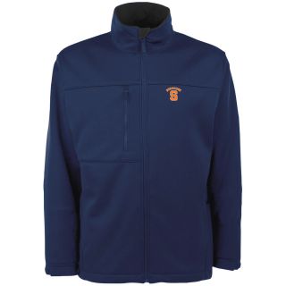 Antigua Mens Syracuse Orange Traverse Fleece Back Full Zip Jacket   Size