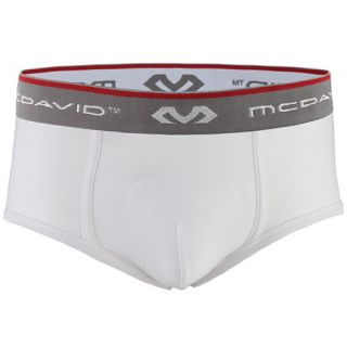 McDavid PeeWee Performance Brief with Cup Pocket   Size Large, White (9120PCR 