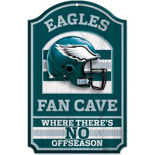 Wincraft Philadelphia Eagles Fan Cave 11x17 Wooden Sign (05954010)