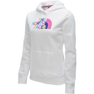 THE NORTH FACE Womens Half Dome Hoodie   Size Large, White/pink
