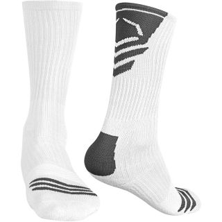 EVOSHIELD Performance Crew Socks   Size Large, White