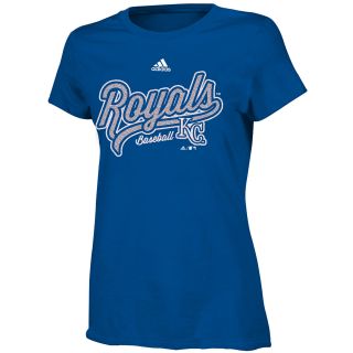 adidas Girls Kansas City Royals Like Amazing Short Sleeve T Shirt   Size Small
