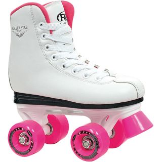 Roller Derby Girls Roller Star 350 Quad Skate   Size 1, Pink/white (U320G 01)