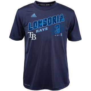 adidas Youth Tampa Bay Rays Evan Longoria ClimaLite Walk Off Name And Number T 