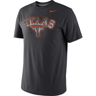 NIKE Mens Texas Longhorns Stealth Mascot Tri Blend Short Sleeve T Shirt   Size