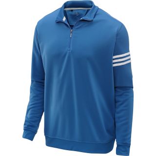 adidas Mens Climalite 3 Stripes 1/2 Zip Golf Pullover   Size Xl, Ultra/white