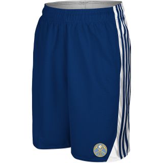 adidas Mens Denver Nuggets Full Color Logo Basketball Shorts   Size Xl, Navy