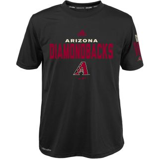 adidas Youth Arizona Diamondbacks ClimaLite Batter Short Sleeve T Shirt   Size