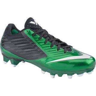 NIKE Mens Vapor Speed Low Football Cleats   Size 12, Black/green