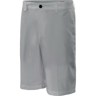 adidas Mens Climalite 3 Stripes Tech Golf Shorts   Size 40, Chrome/white