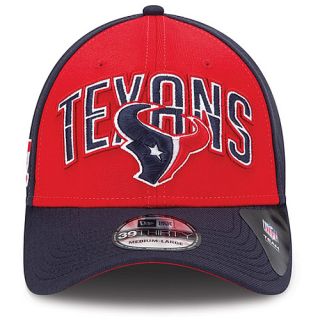 NEW ERA Mens Houston Texans Draft 39THIRTY Stretch Fit Cap   Size M/l, Navy