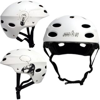Atom Bright Idea Skateboard Helmet   Size S/m, White (27205)