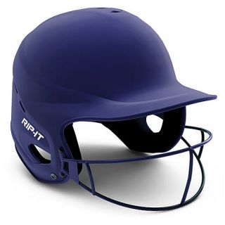 RIP IT Fit Matte with Vision Pro Fastpitch Softball Helmet   Adult, Navy (VISN 
