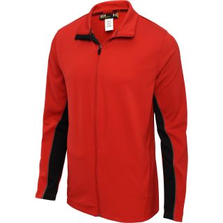 UNDER ARMOUR Mens UA Reflex Warm Up Jacket   Size Large, Red/black