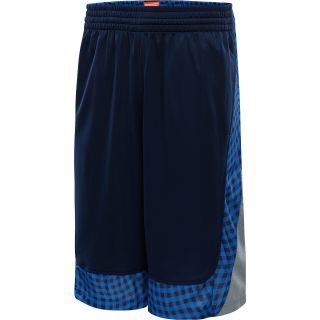adidas Mens Edge Check Basketball Shorts   Size Large, Collegiate Navy