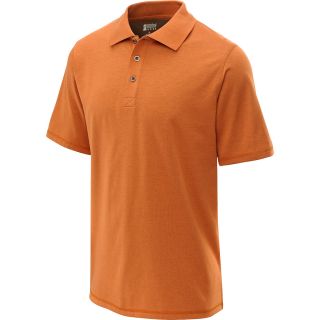 ALPINE DESIGN Mens Short Sleeve Polo   Size Smallmens, Apricot