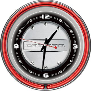 Trademark Global Camaro 14 Inch Neon Clock (GM1400 CAM FD)