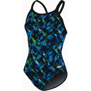 Dolfin Rondo DBX Back Swimsuit Womens   Size 22, Rondo Blue/green (9575C 477 