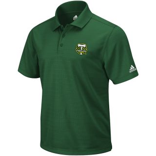 adidas Mens Portland Timbers Primary Logo Short Sleeve Polo   Size Small, Dk.