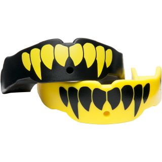 TapouT Fang Mouthguard   Adult, Neon Yellow (8408A)