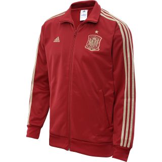 adidas Mens Spain Full Zip Track Top   Size Xl, Red/yellow