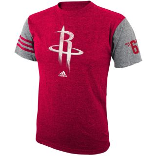adidas Youth Houston Rockets Vintage Name Short Sleeve T Shirt   Size Medium