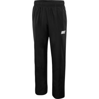 NIKE Mens Season Open Hem Training Pants   Size Medium, Black/white