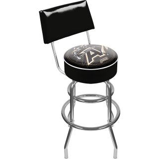 Trademark Global Army Padded Bar Stool with Back (CLC1100 ARM)
