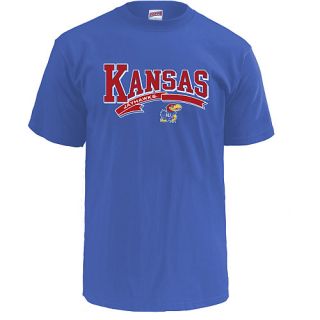 MJ Soffe Mens Kansas Jayhawks T Shirt   Size Large, Jayhawks Royal