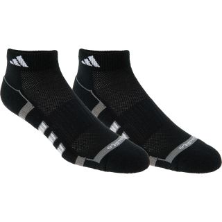 adidas Womens ClimaLite II Low Cut Socks   2 Pack   Size Medium, Black/lead
